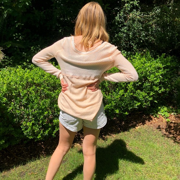 Free People Sweaters - Peach free people sweater